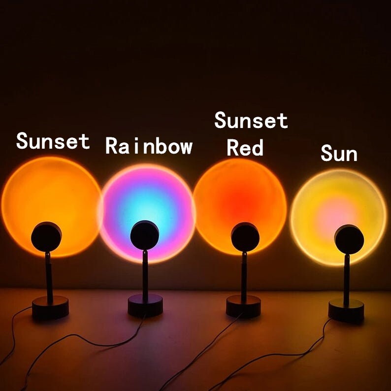 Sunset LED Projector Lamp USB Table lamp Sun never sets | Etsy