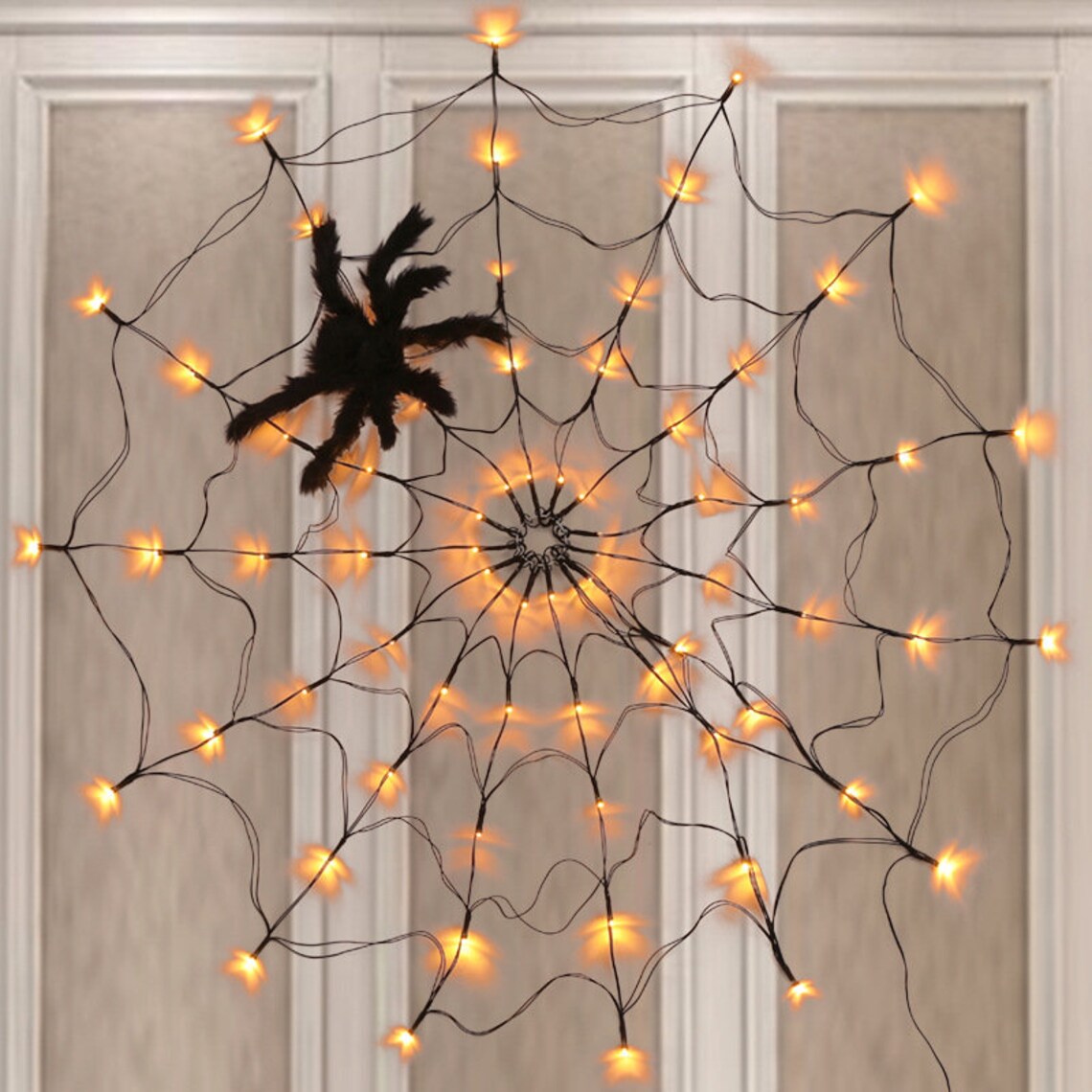 Halloween Black Spider Web Night Light Halloween Decorative  Etsy