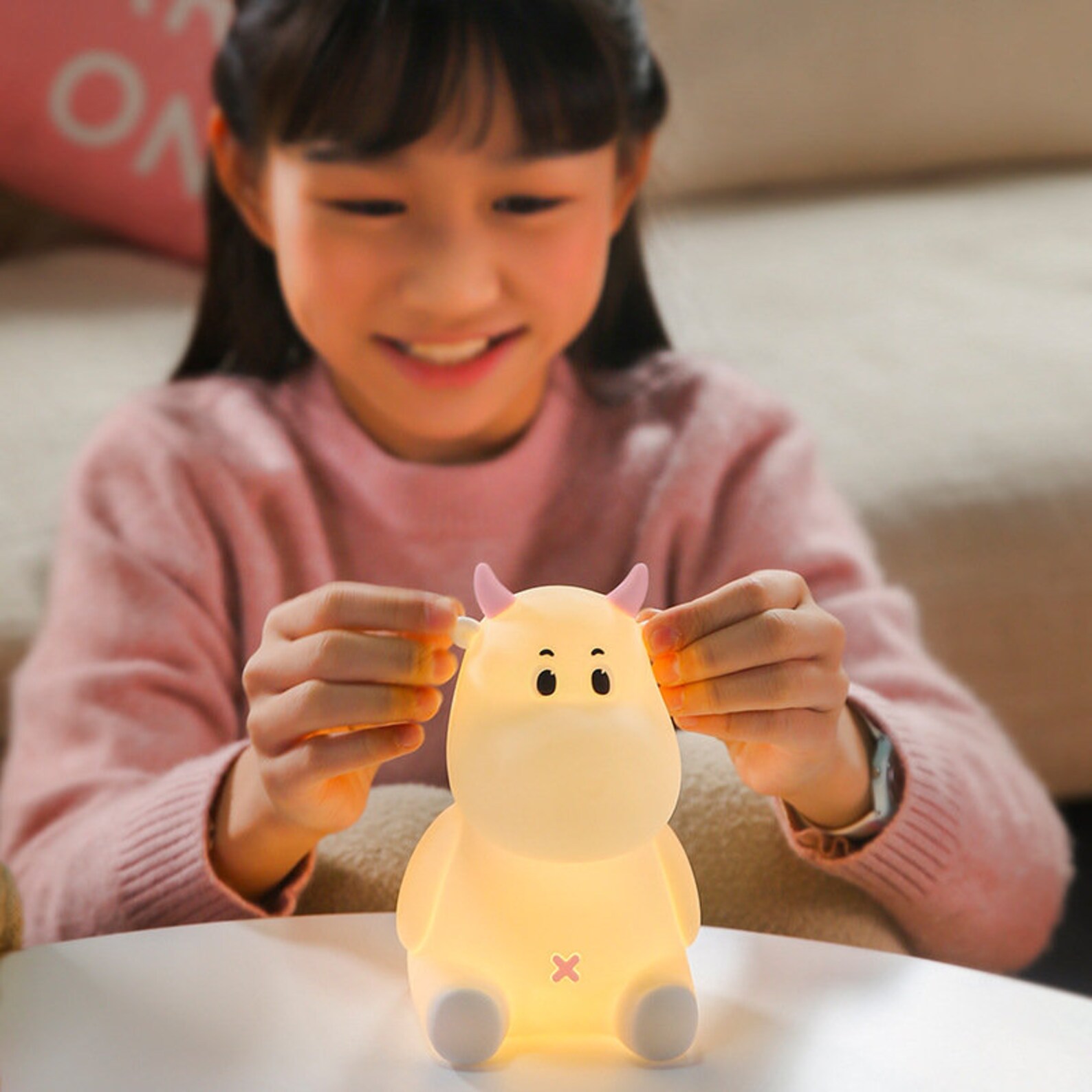 Little Cows LED Lamp Kids Room Lights Night Light Desk Etsy