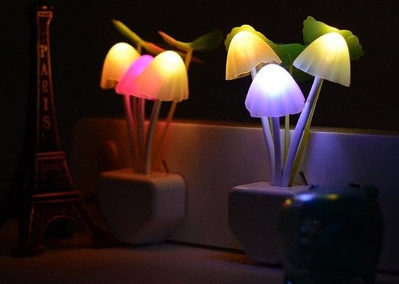 Colour Changing Mushroom Night Light / Bedroom Night Light / | Etsy