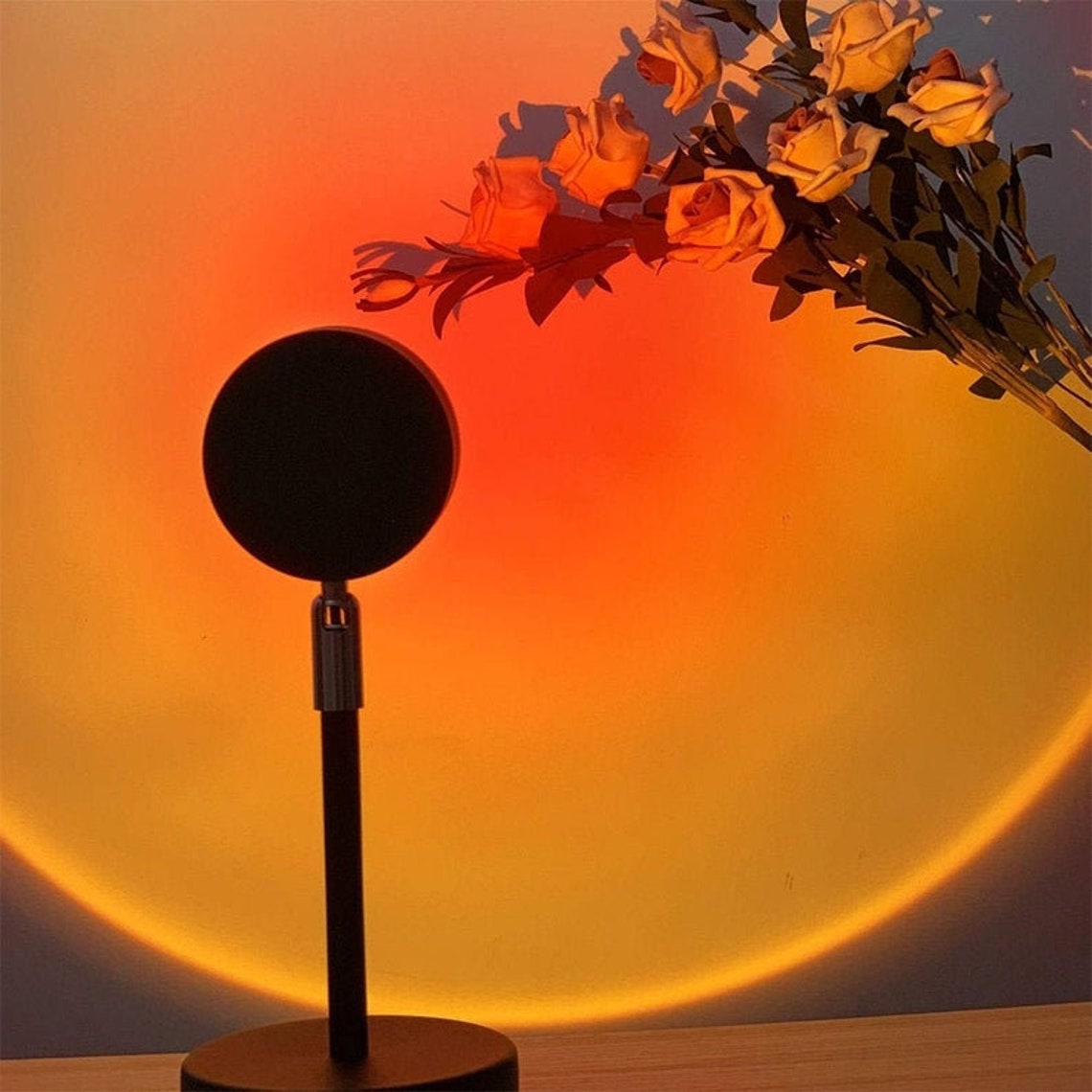 Sunset LED Projector Lamp USB Table lamp Sun never sets Etsy