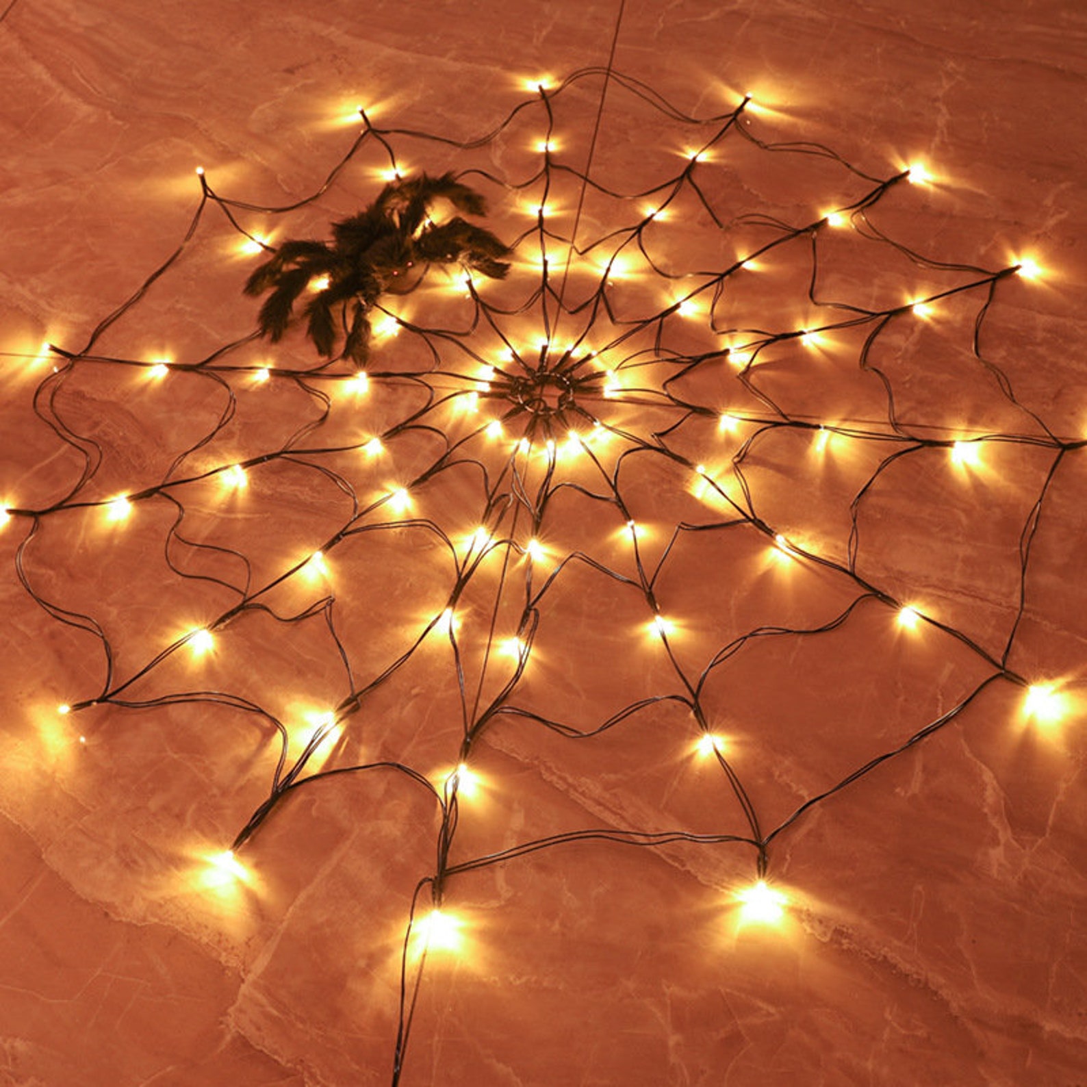 Spider Web Lights
 Halloween Black Spider Web Night Light Halloween Decorative