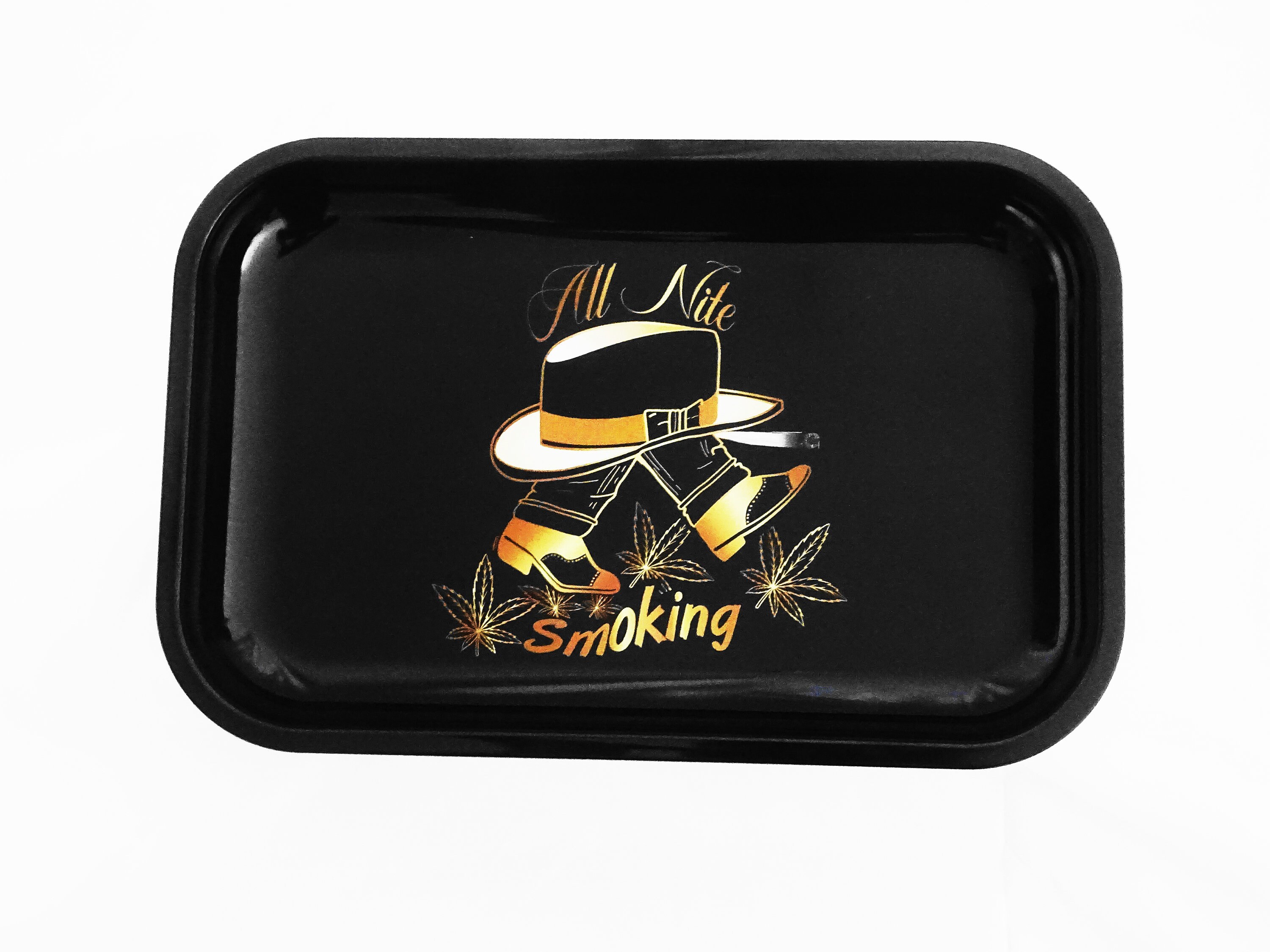 Smoking all Nite Herb Metal Rolling Tray Bundle Etsy