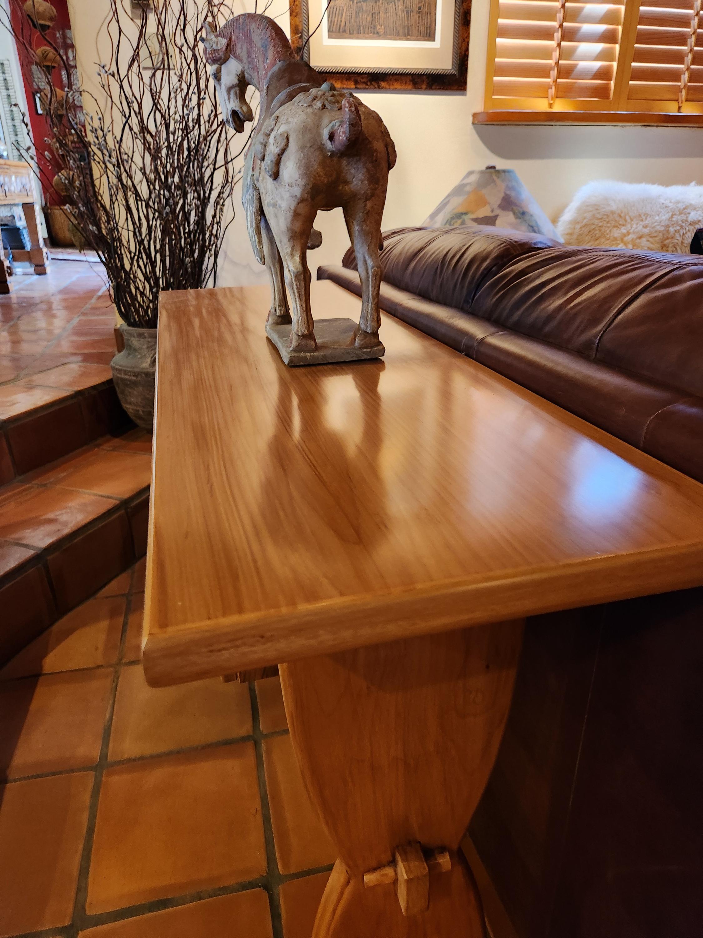 Sofa Table, Spanish Colonial Furniture, Entry Table, Hand Carved, One ...