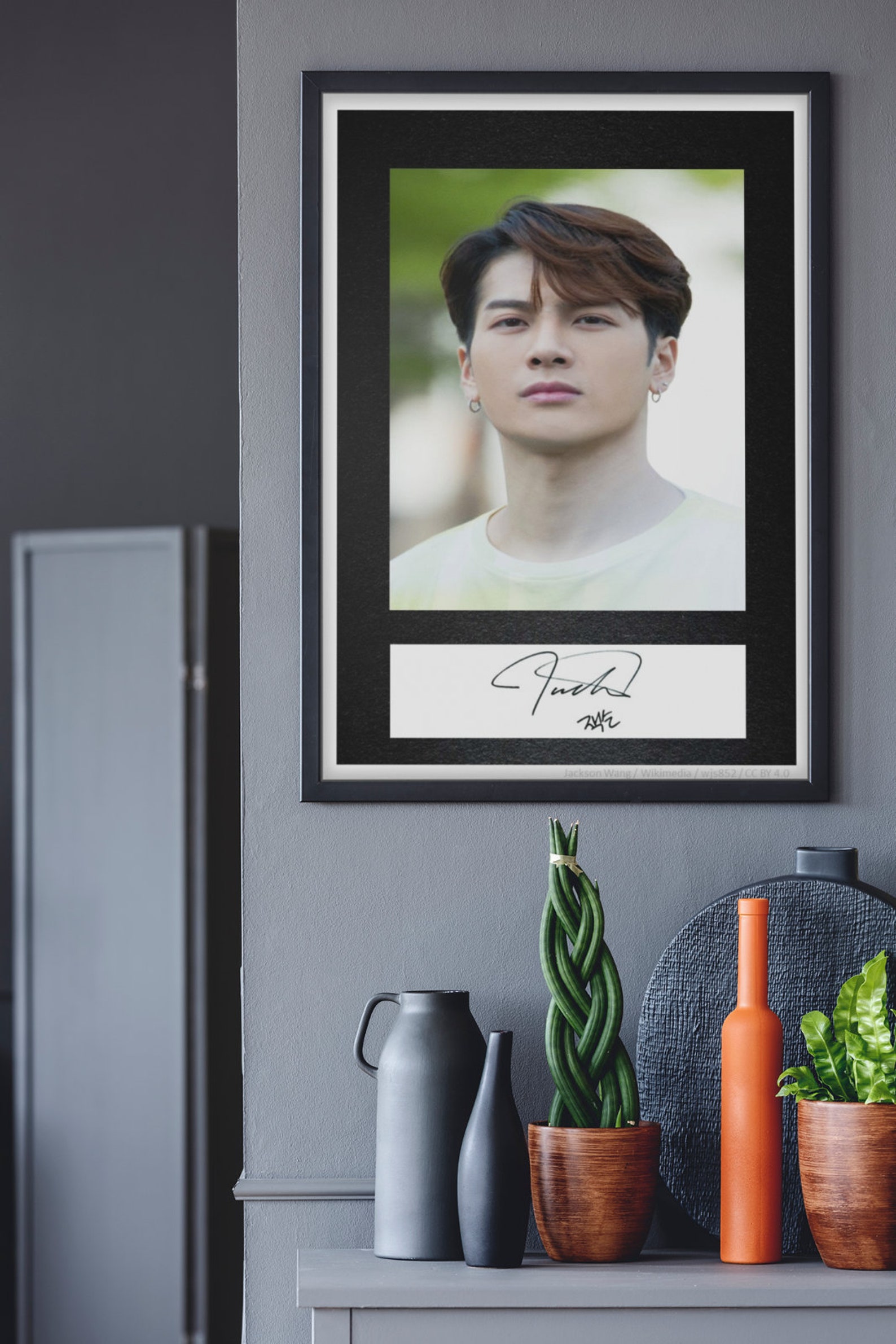 Jackson Wang Autograph Reprint and Photo 20x30 A4 Autogramm Etsy