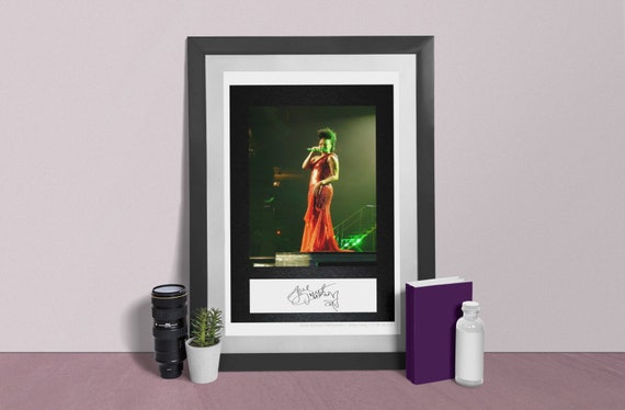Janet Jackson Autogramm Kopie Und Foto 20x30 A4 Autograph Etsy