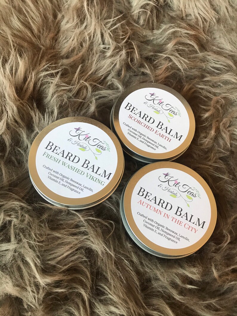 Beard Balm for Better Beards Moisturizing Beeswax Lanolin Etsy