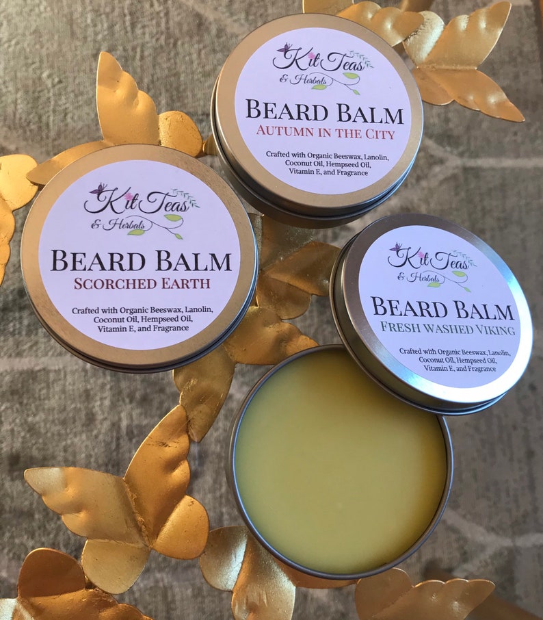 Beard Balm for Better Beards Moisturizing Beeswax Lanolin Etsy