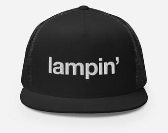Lampin' Trucker Hat—Modern Streetwear Snapback, Clean Aesthetic Unisex Cap