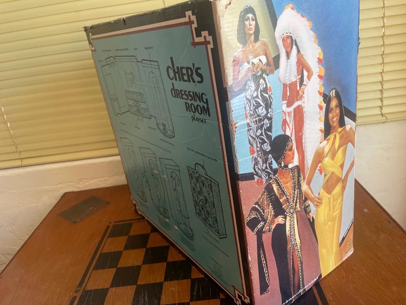 1976 Cher Dressing Room- Complete With Furniture, 5 Outfits & Paper ...
