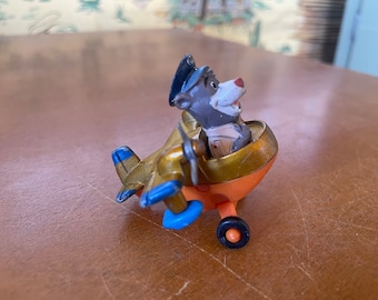 1980s Disney Baloo Happy Meal Toy Plane