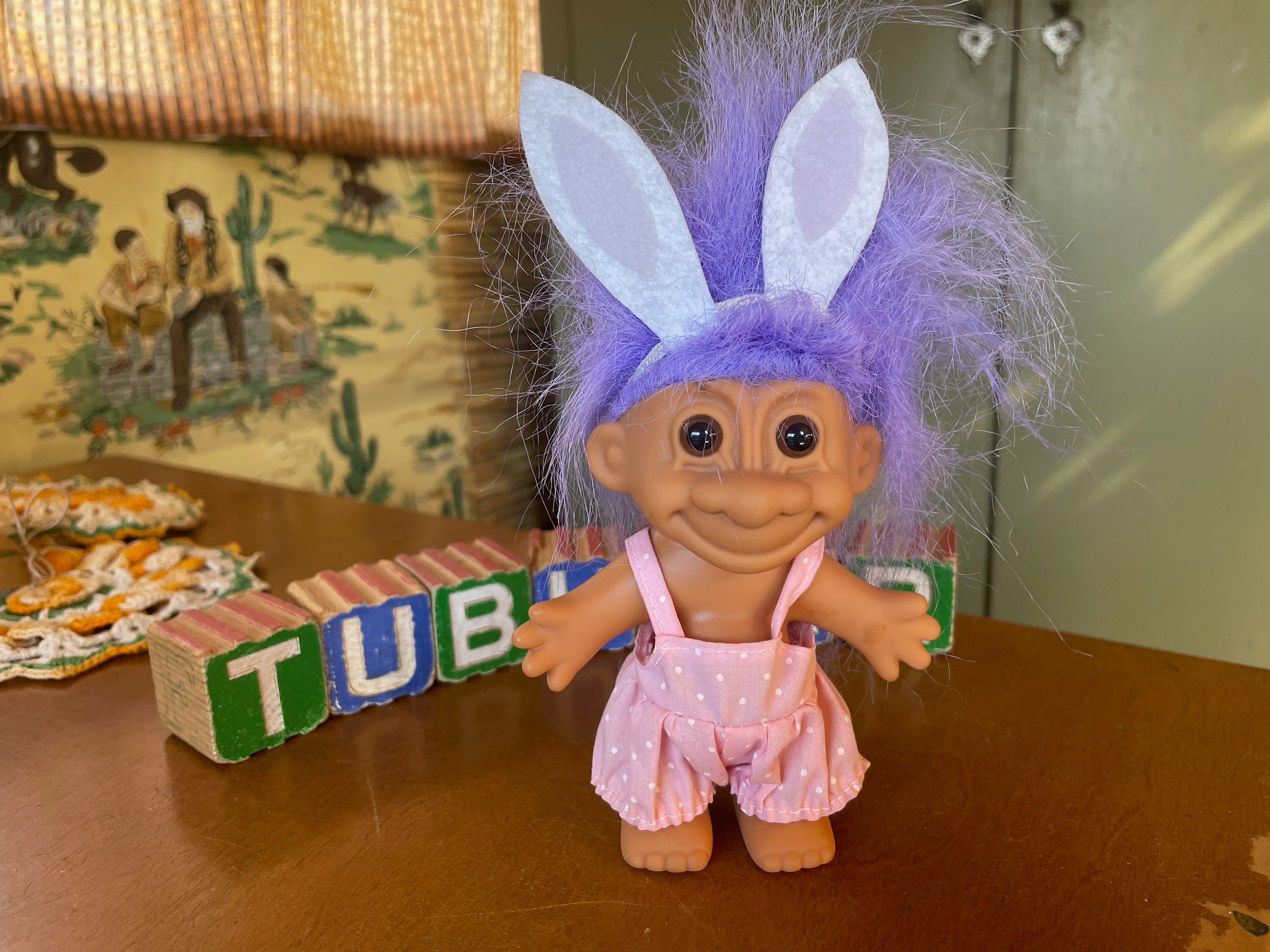 Purple hair troll - Etsy 日本