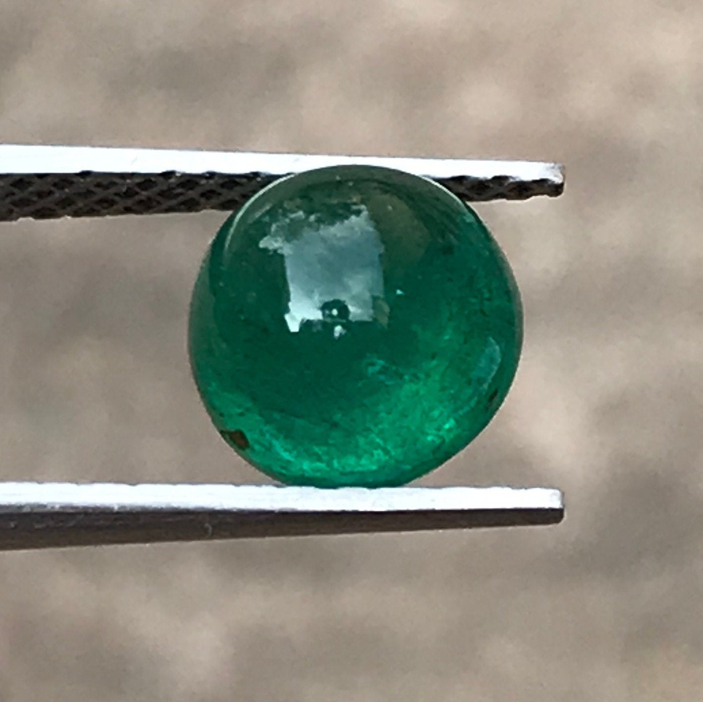 Natural Emerald Round Cabochon 2.05 Cts Emerald Gemstonemay - Etsy India