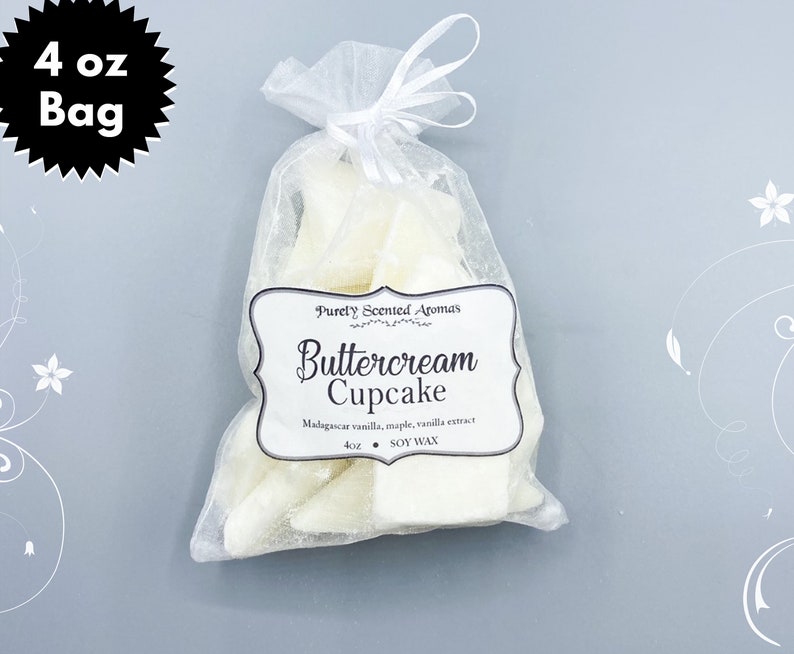 Buttercream Cupcake Wax Melts Fall Wax Melts Soy Wax Melts Etsy