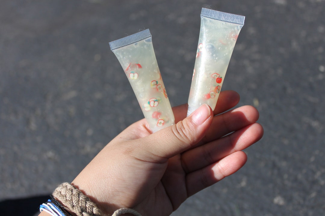 Green Apple Lip Gloss Etsy