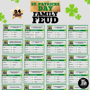 St Patrick S Day Trivia Quiz St Patrick S Day Etsy