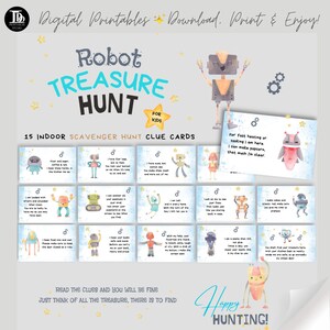 Robot Sleepover Present Hunt | Treasure Hunt for Kids | Birthday Gift Hunt Activity | Robot Sleepover Game | Indoor Fun Birthday Riddles!