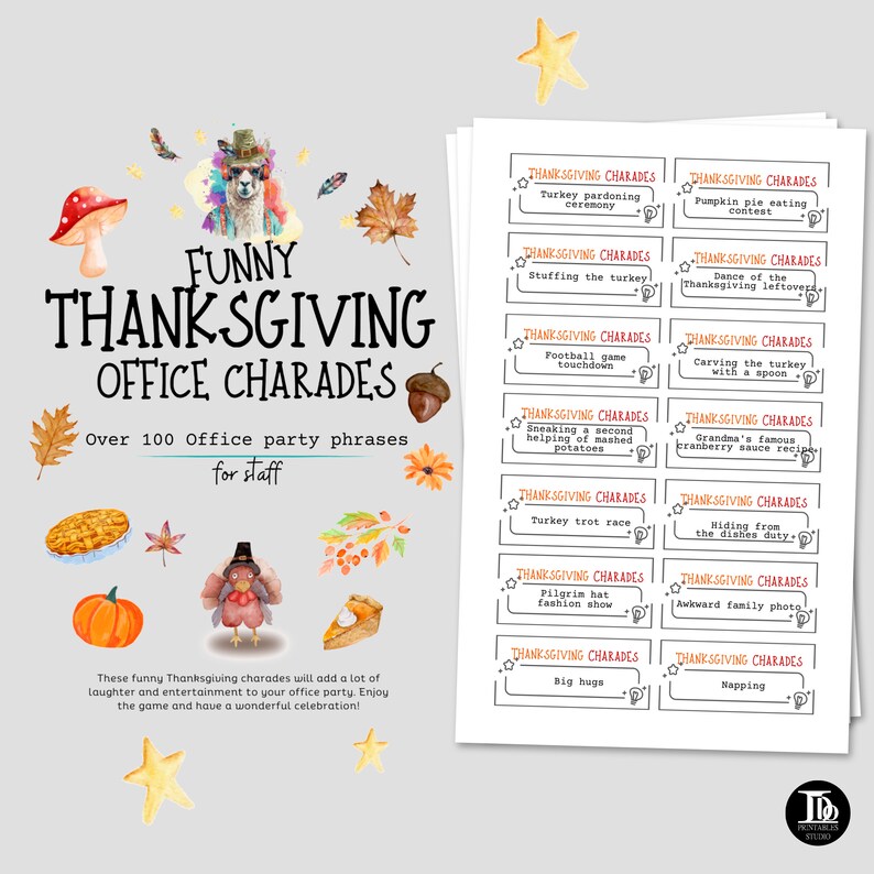 Thanksgiving Office Party Games Thanksgiving Office Icebreakers