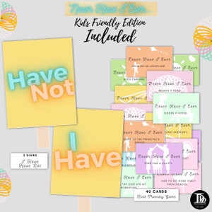 Kids Friendly Edition Never Have I Ever / Kids Activity / Class Game ...