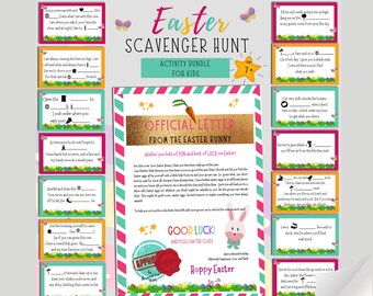 Ultimate Easter Scavenger Hunt Bundle, Kids Easter Scavenger Hunt, Easter Treasure Hunt, Easter Egg Hunt, Indoor & Outdoor Clue Cards more!