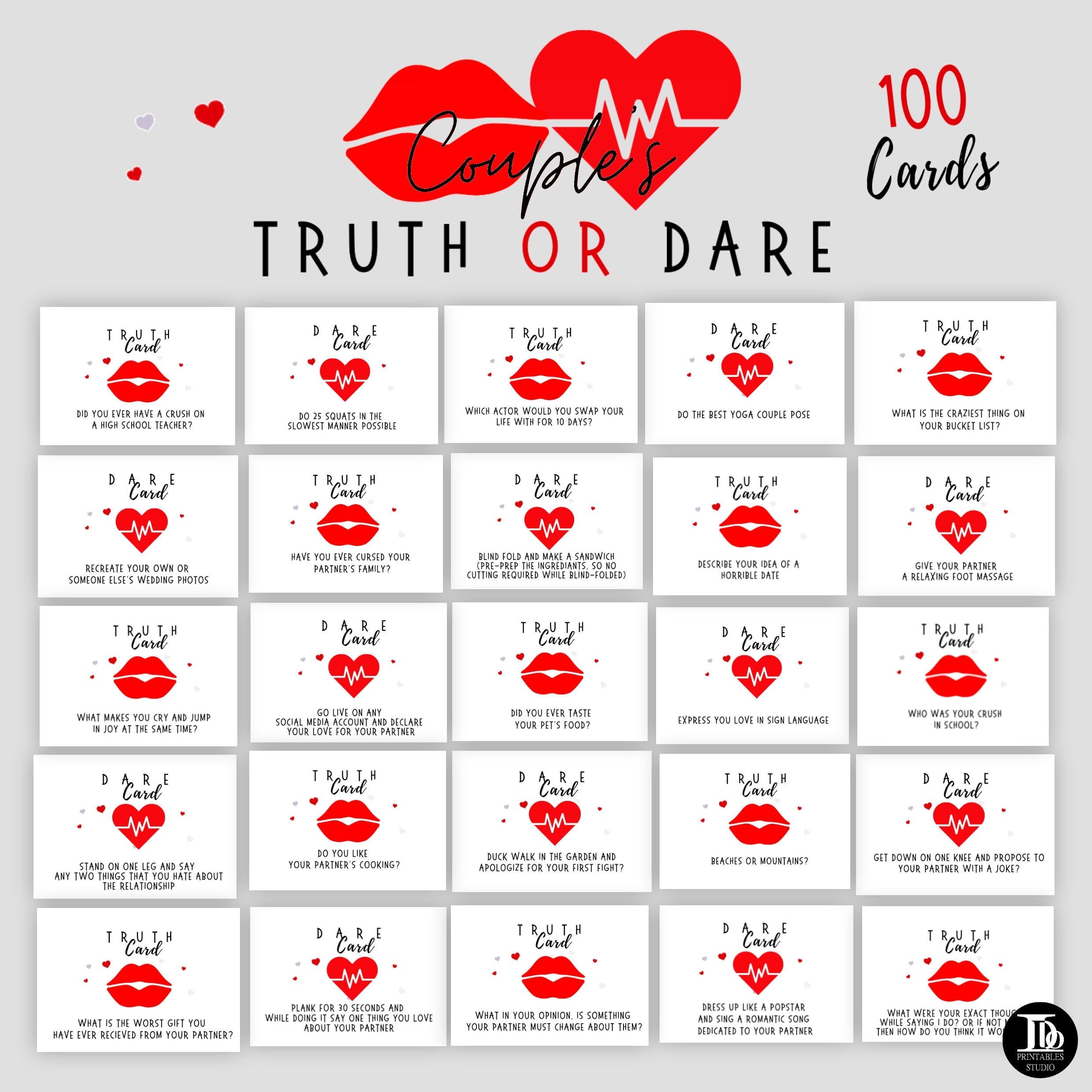 Truth Or Dare For Couples