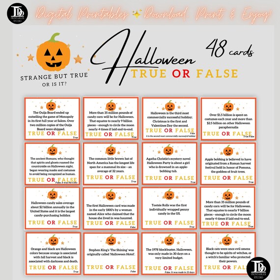 75 Fun Halloween Trivia Questions & Answers (Printable) - Play