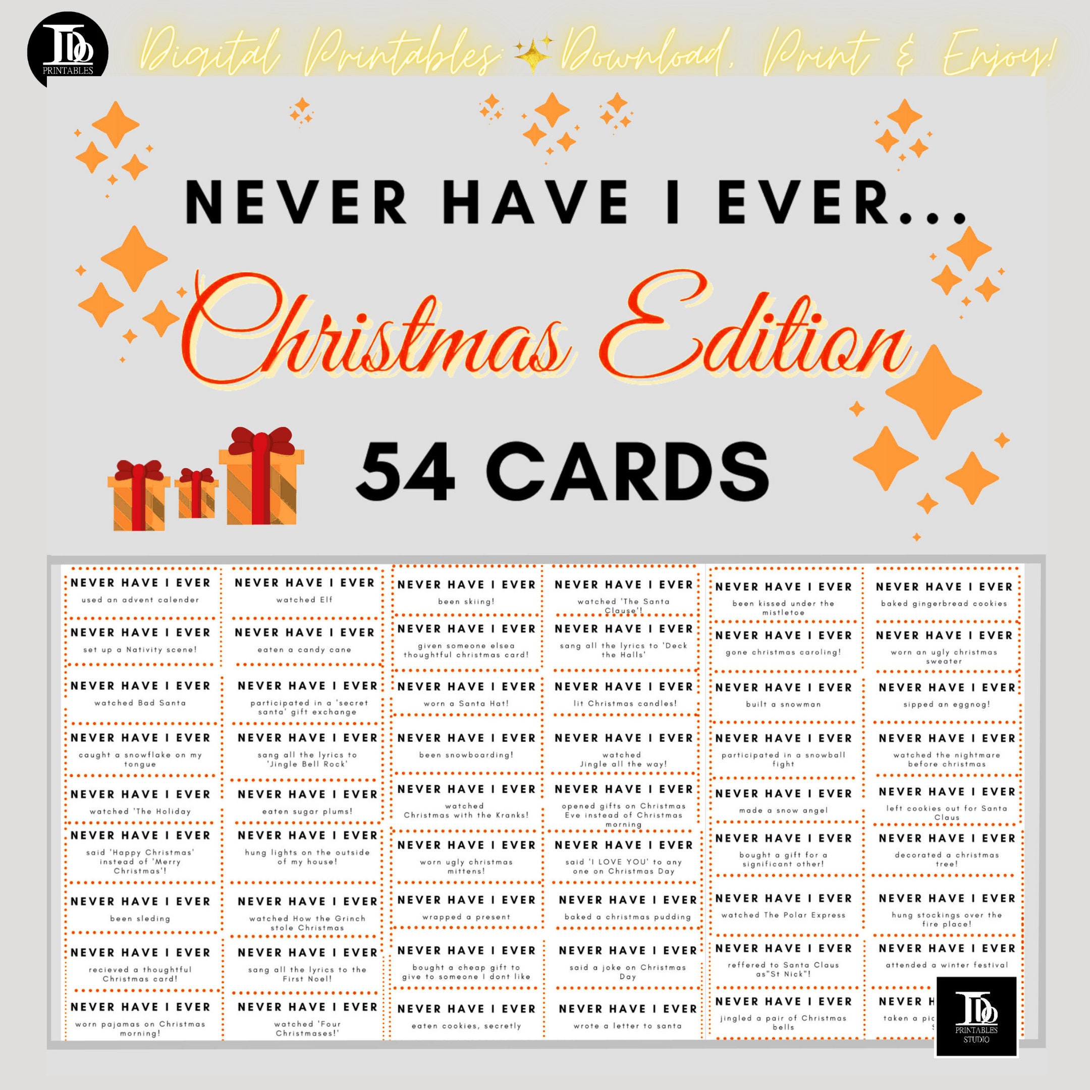 Never Have I Ever Christmas Quiz Christmas Never Have I Ever Quiz NYE Never Have I Ever Christmas Quiz Christmas Never Have I Ever Quiz NYE