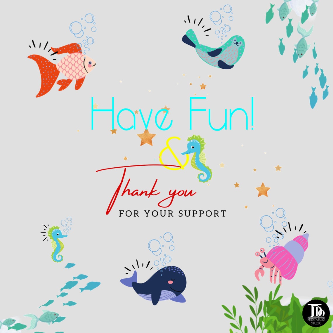 Under the Sea Scavenger Hunt Bundle Kids Day Out Aquarium Scavenger ...