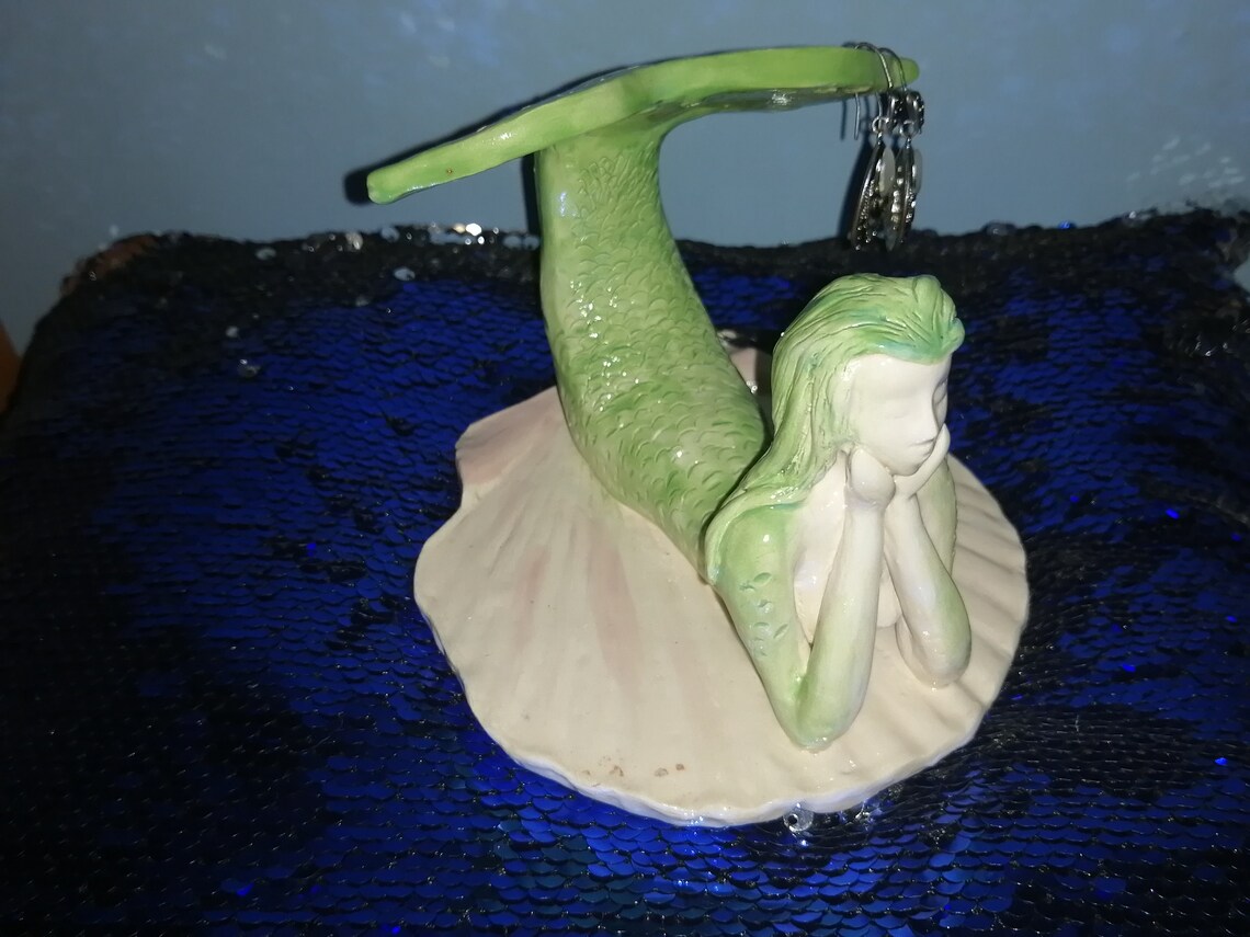 Ceramic figurine Mermaid ceramics handmade Etsy