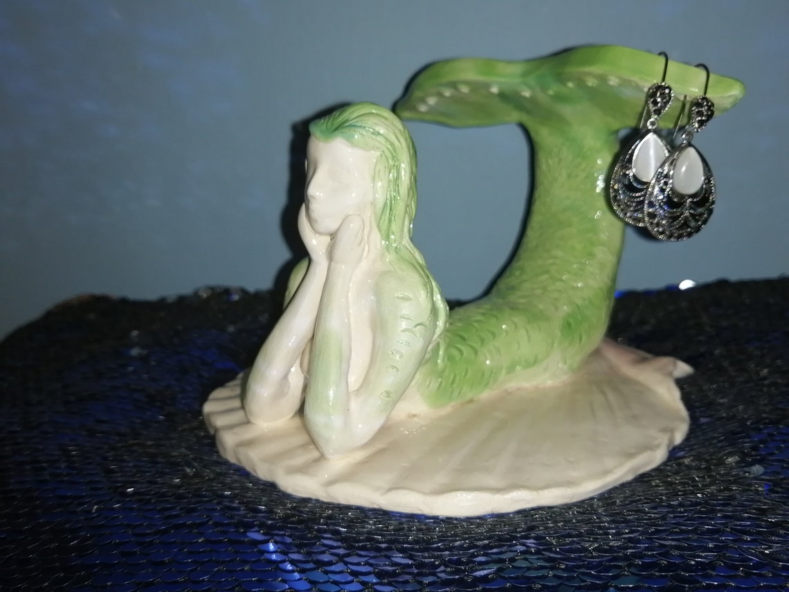 Ceramic figurine Mermaid ceramics handmade Etsy