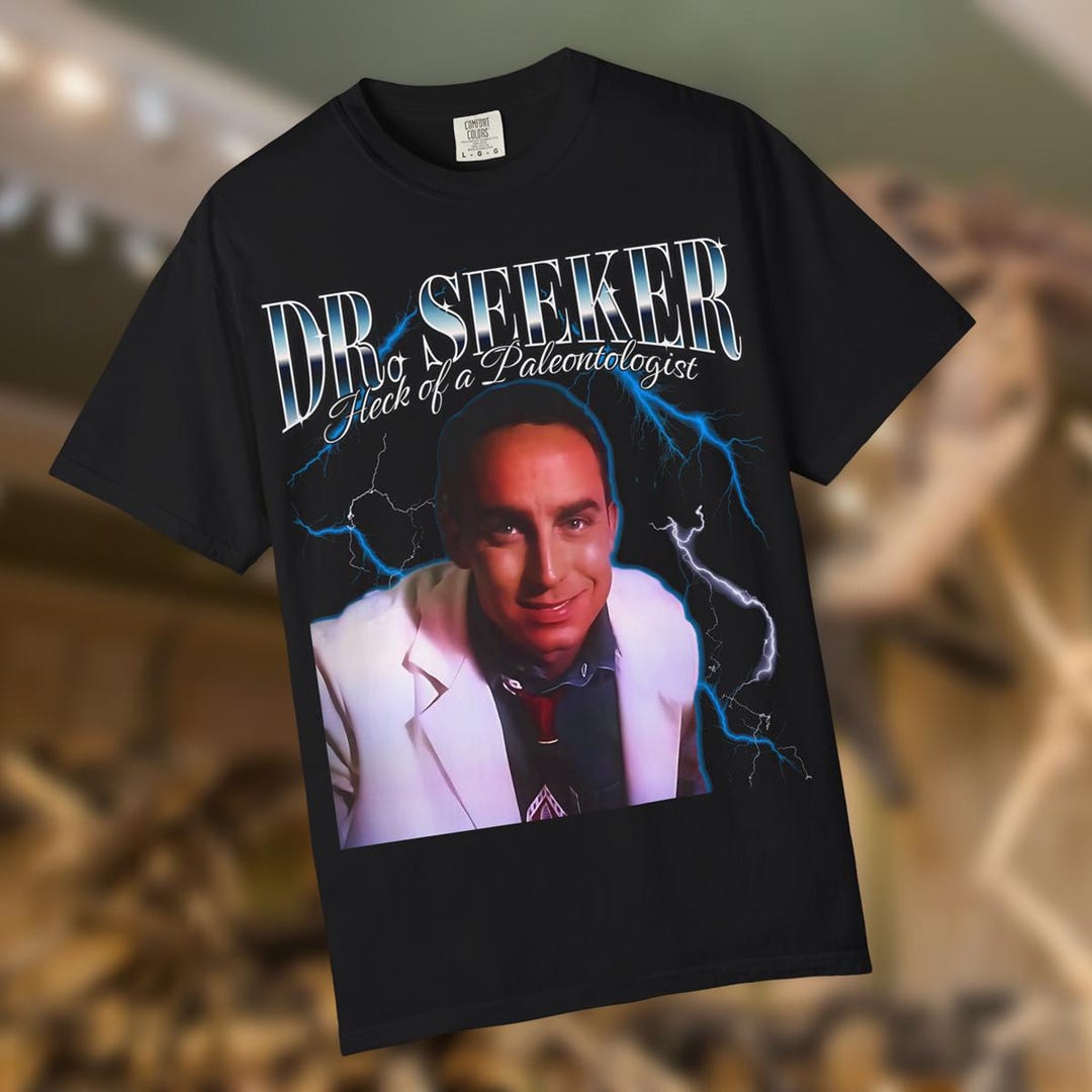 Dr. Seeker Tee | Comfort Colors T-shirt | Dino Institute | DAK