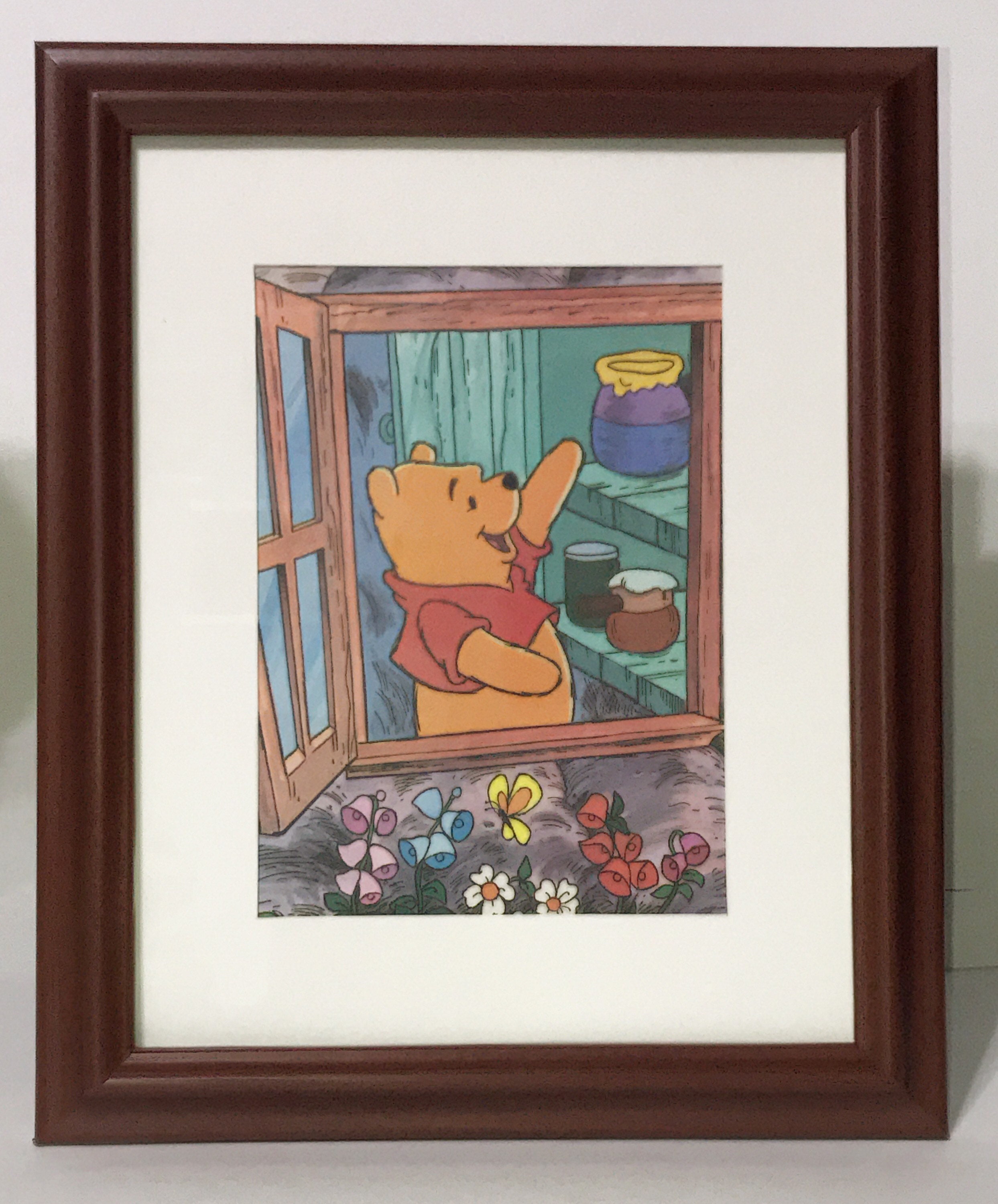 Winnie the Pooh Framed Book Page Etsy España