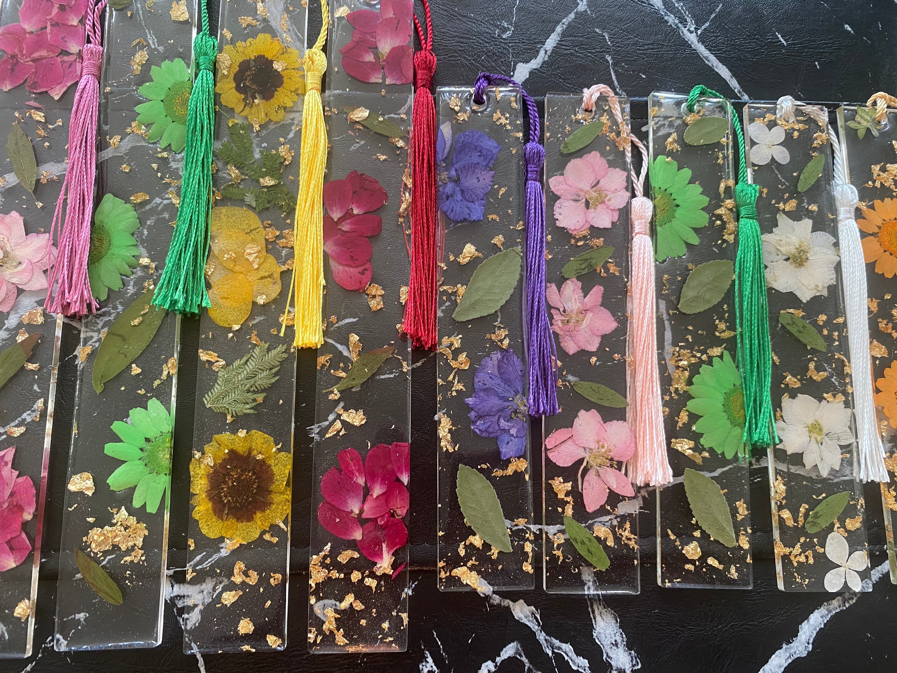 Floral Handmade Bookmarks Etsy