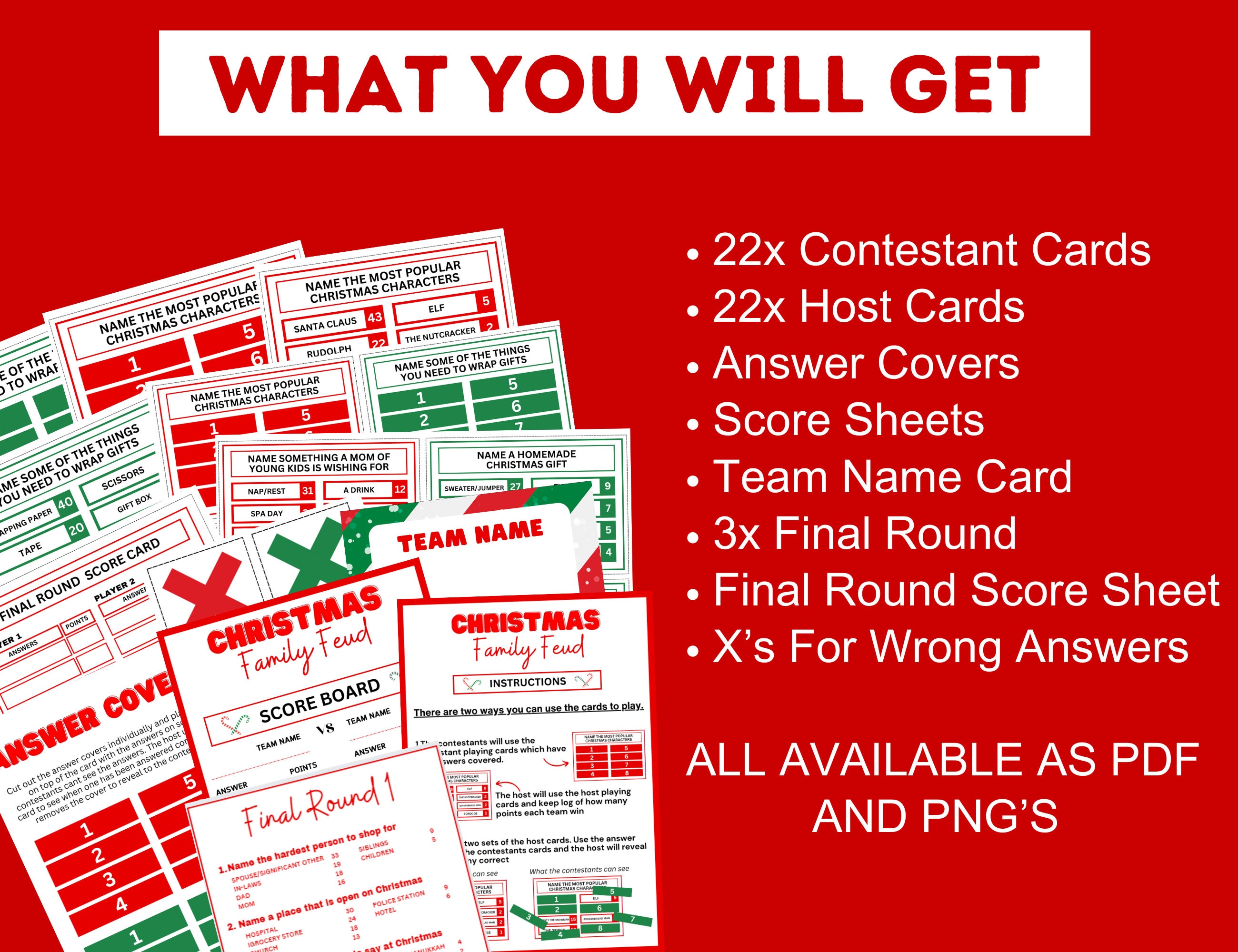 Christmas Family Feud Card Game - Il Fullxfull.5577797431 Pll4 