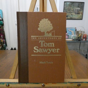 Vintage 1985 Hardback Book "The Adventures of Tom Sawyer" By Mark Twain Reader's Digest Edition