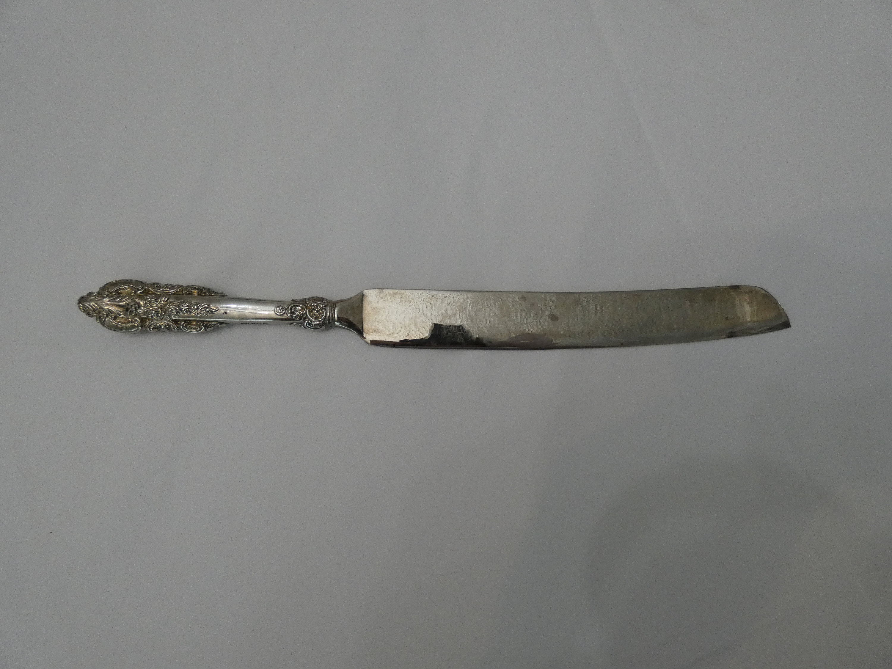 Vintage Godinger Silver Art Silver Plate Bread Knife With