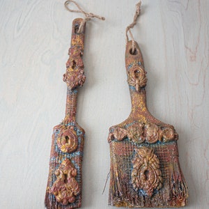 Rust Mixed Media Wall Art Set