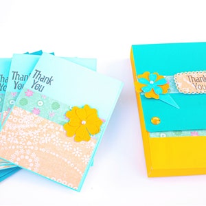 Thank You Cards Stationery Set of 6