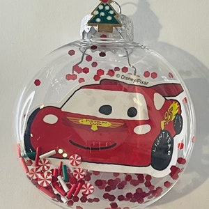 Lightning McQueen Disney Disc Ornament
