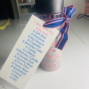 Birthday I Spy Jar