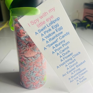 Easter I Spy Jar