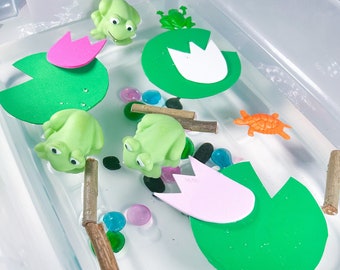 Water Play Toy, Water Play Kit, Water Table Kit, Sensory Water Play, Sensory Kit, Frog Water Play, Ocean Water Play, Boy Gift, Girl Gift