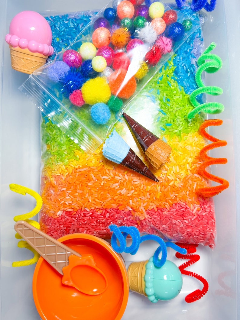 Garden Sensory Bin Flower Sensory Bin Gardening Sensory Bin Etsy