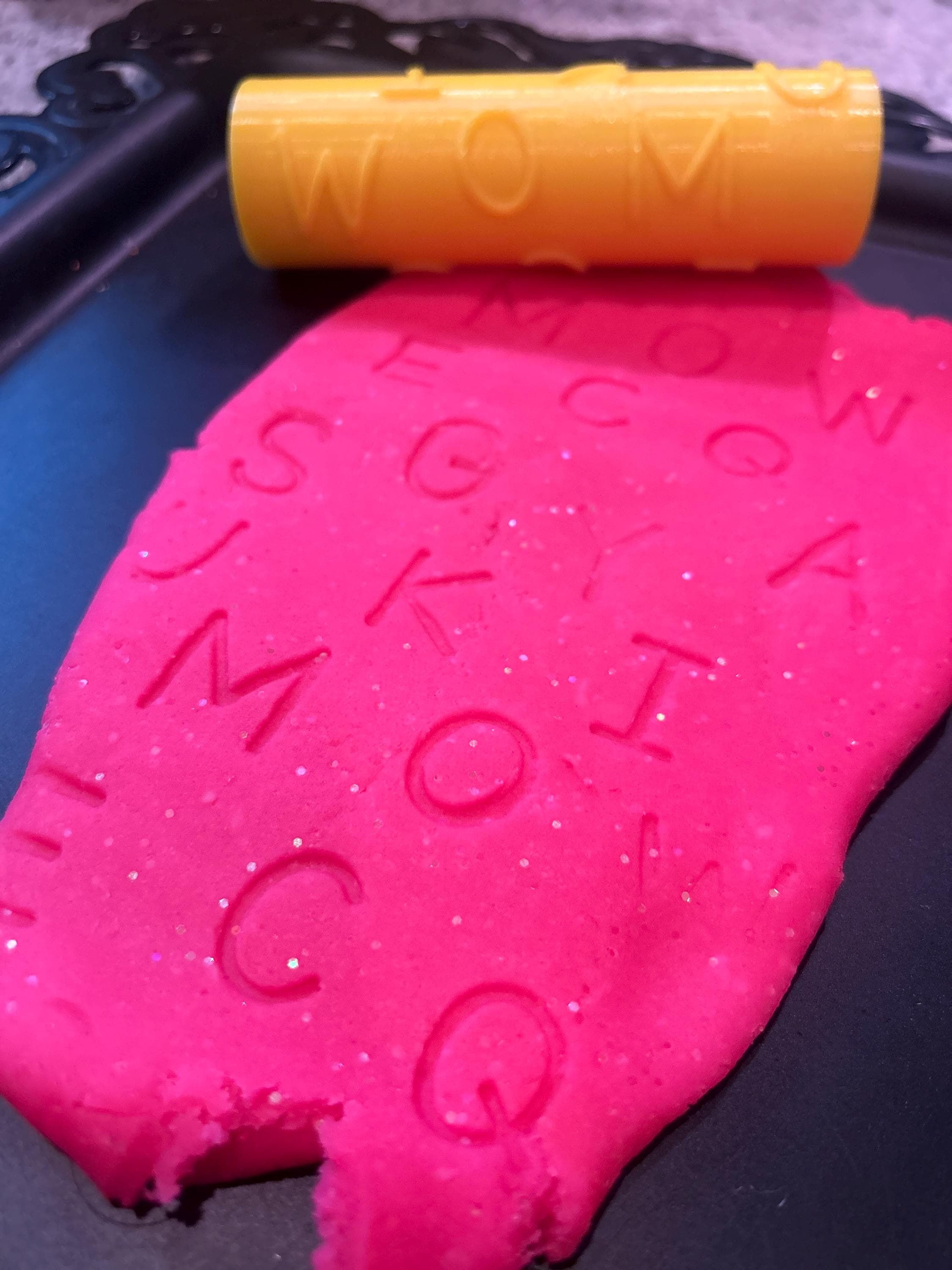 Rolling Letter R Letter Rolling Pin, Number Rolling Pin, Lowercase Letters, Uppercase ...