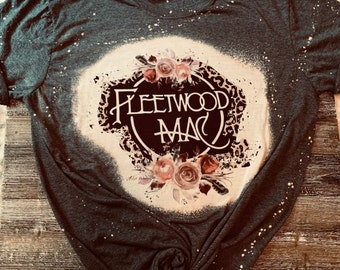 distressed band tees