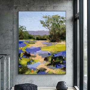 Bluebonnet Large Art - Etsy