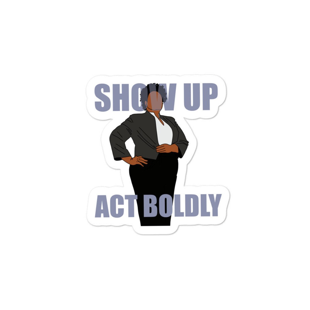 Stacey Abrams Show Up Act Audacieusement Autocollant Etsy France