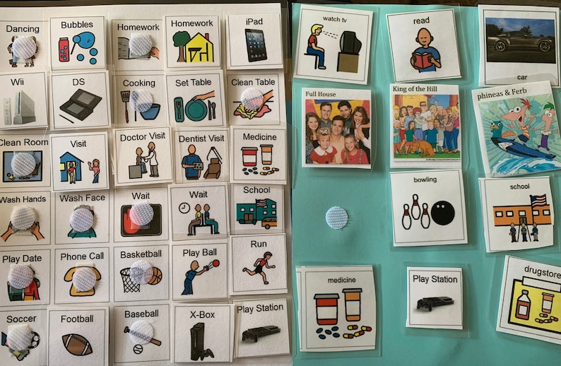 Customized PECS Communication Boards and Cards Etsy UK