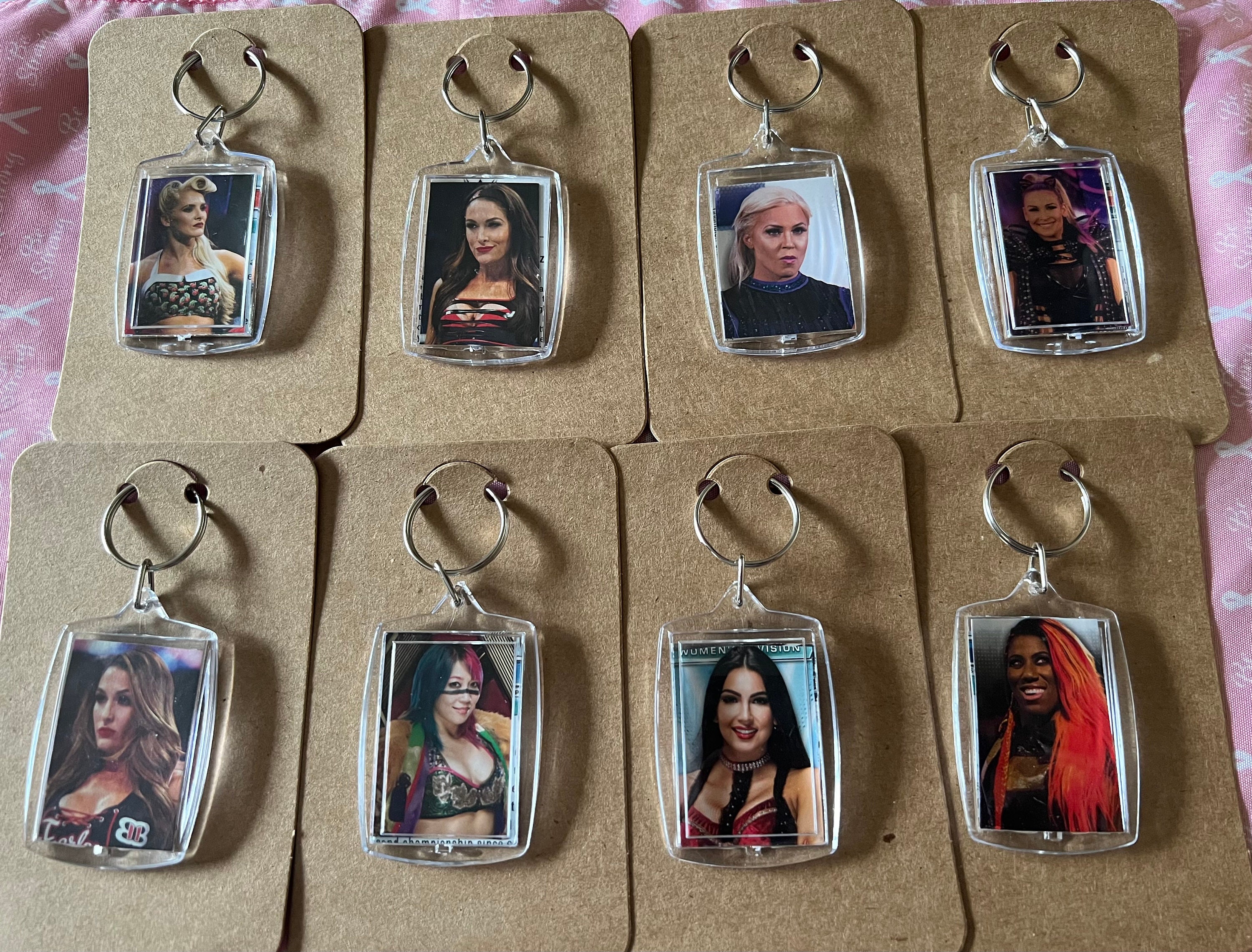 WWE Wrestler Keychains Etsy