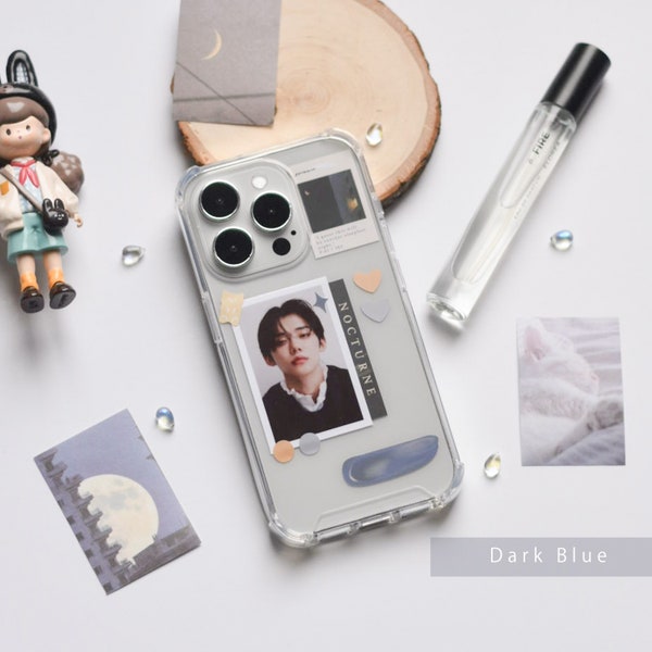 KPop telefoonhoes decorstickerset | Elk K-pop-lid/ Kdrama-acteur/actrice| Hoes niet inbegrepen |